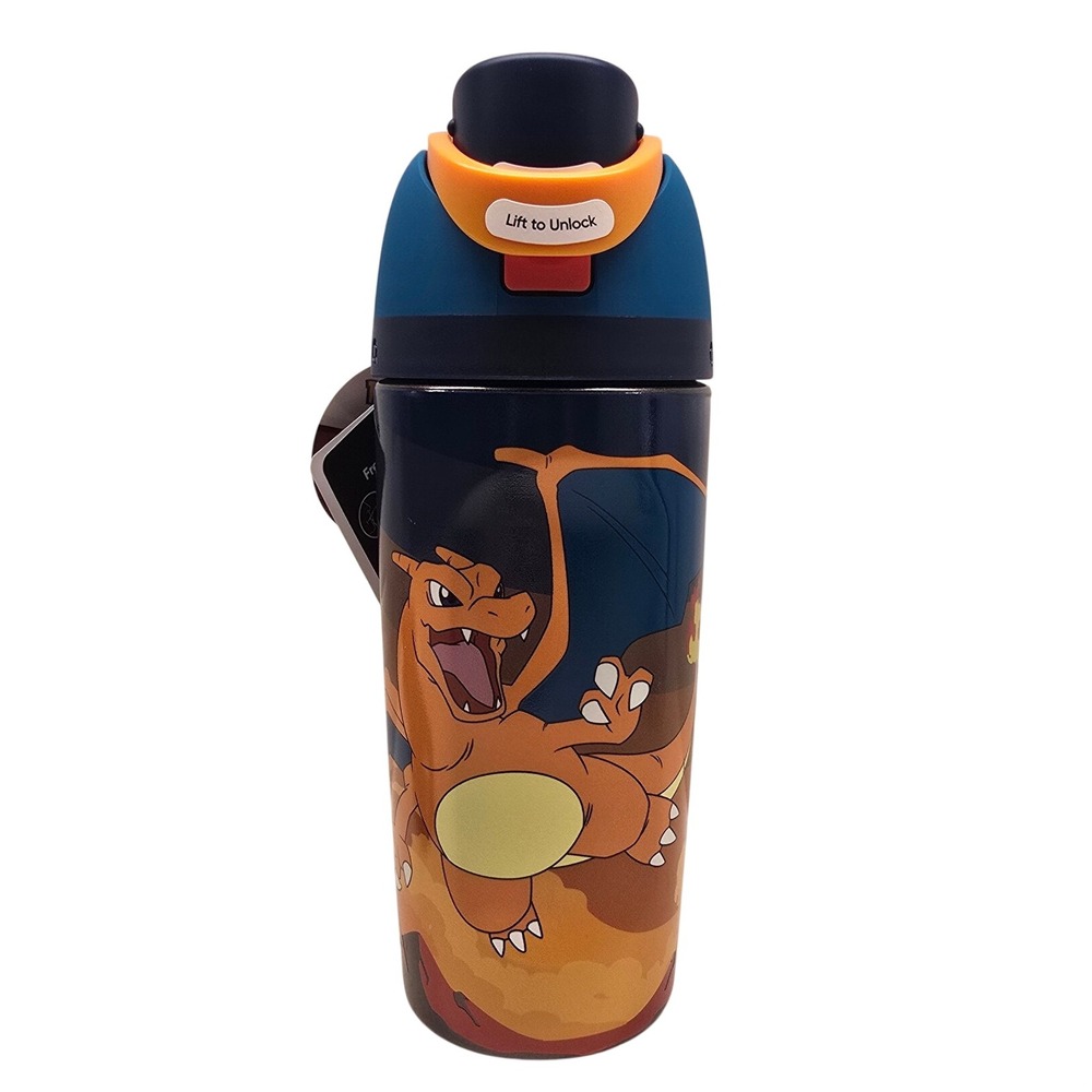 Target X Owala Pokemon Charizard FreeSip 16oz Water Bottle Bling the Heat NEW